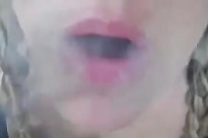 Blue eyed golden-haired trollop is willing to fuck for specie