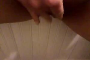 Close up solo video with me fingering my hairless slit