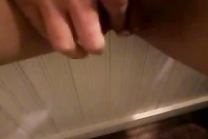 Close up solo video with me fingering my hairless slit