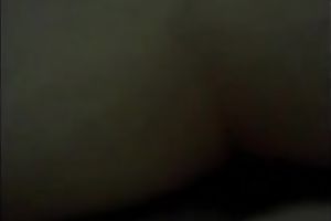 My bulky hotwife shows her bald vagina and lets me touch it