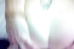 Destroying constricted pink dark hole of my curvy hottie from the back