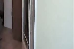 See my rich breasted girlfriend doing pull ups topless