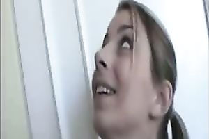 See my rich breasted girlfriend doing pull ups topless