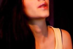 Delicious and petite brunette hair sweetheart on livecam flashed her billibongs