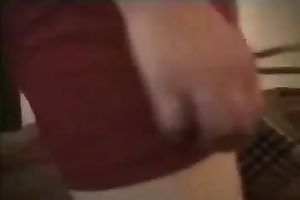 Nasty Chinese coed in red costume performs oral sex sex on her paramour