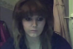 Young whore stretches her constricted and all moist slit and butt