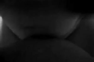 My big-breasted girlfriend sucks and rides my prick indoors