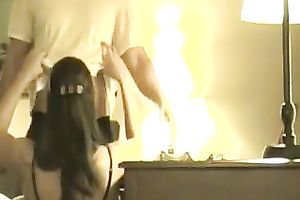 Brunette wench sucks my wang and gets properly screwed