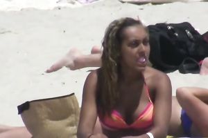 This bootyful Latina hoe with large meatballs has no idea I am spying on her