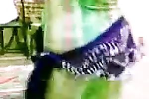 My hawt Indian brunette sweetheart shaking and wiggling her a-hole