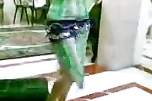 My hawt Indian brunette sweetheart shaking and wiggling her a-hole