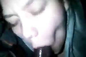 This naughty gal from Newcastle is willing to suck on some black meat