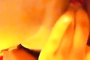 Close up solo scene with me tickling my throbbing twat