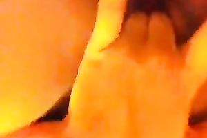 Close up solo scene with me tickling my throbbing twat