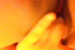 Close up solo scene with me tickling my throbbing twat