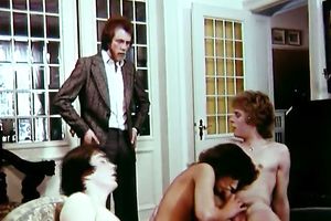 Petite dark brown rides hard ramrod on the ottoman with her extremely curly cookie