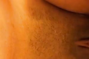 My lewd hubby copulates my bald fur pie and cums on my pubis