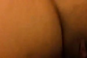 My lewd hubby copulates my bald fur pie and cums on my pubis