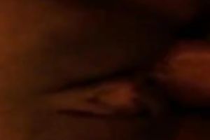 My lewd hubby copulates my bald fur pie and cums on my pubis