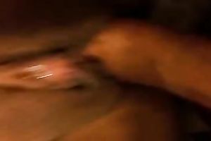 My lewd hubby copulates my bald fur pie and cums on my pubis