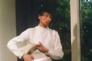 Kinky slut gets screwed and two lesbos kiss in the sauna