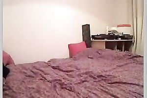 Red-haired hussy is highly proud of her large scones