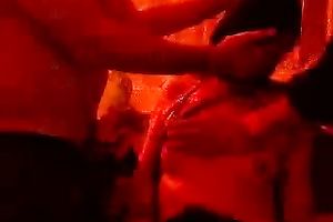 This spoiled French bitch knows what gangbang is all about