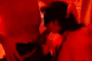 This spoiled French bitch knows what gangbang is all about