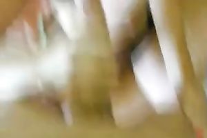 POV movie with my white women engulfing my weiner after taking a shower