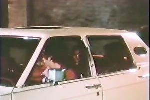 Retro harlots dance in a club and show their oral-stimulation skills