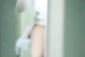 Spying in the hospital on bare hotties and woman during test