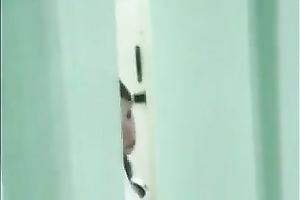 Spying in the hospital on bare hotties and woman during test