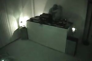 Nasty golden-haired seduces a man in a hotel and gives head to him