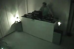 Nasty golden-haired seduces a man in a hotel and gives head to him