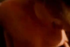 Blonde slender and sexy playgirl receives it in her cum-hole and in her face hole