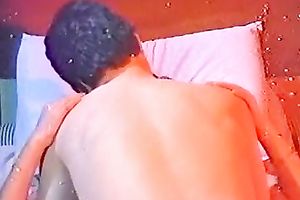 Raven head salacious sex pot got her kitty eaten by perverted hubby