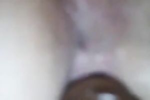 Fucking my girlfriend's moist wet crack with her favourite sex toy