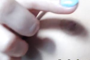 Tight Pussy Closeup by Blonde Teen Babe
