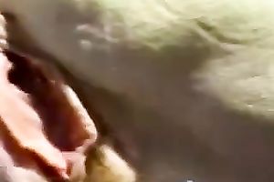 Cool granny in sunglasses is giving me a priceless oral-sex
