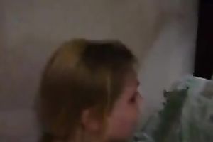 Sassy hoochie in white nylons can't live without getting drilled from the back