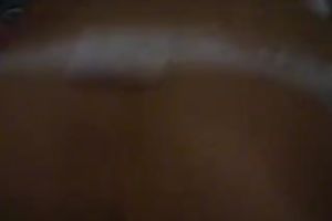 Sassy hoochie in white nylons can't live without getting drilled from the back