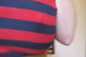 Filming my plump white milf sweetheart and her heavy love muffins