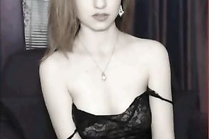 nineteen year old teen in sexy nylons flashes her small tasty love melons