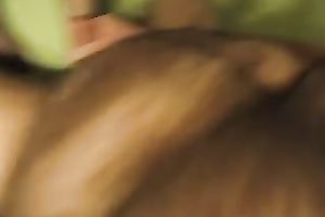 Wife below the pillow masturbates and I cum on her feet