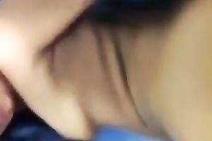 Nasty Indian woman sucks a ramrod after some wicked rear banging