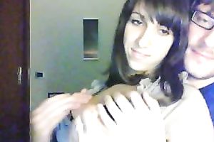 My dark brown bride gives hand to me and rides my hard penis