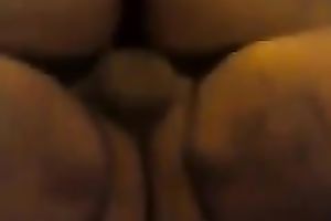 Fat harlot is riding my inflexible jock in cowgirl position