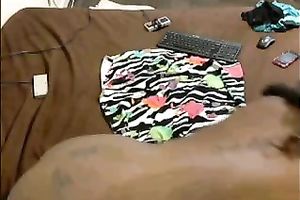 Homemade solo scene with me fingering my throbbing dark fur pie