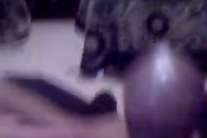 Lovely Mexican white lady gives me head on closeup homemade movie