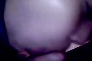 Lovely Mexican white lady gives me head on closeup homemade movie